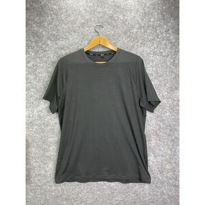 Public Rec Short Sleeve V-Neck T-Shirt Size XXL Charcoal Gray Stretch